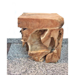 Stolik podręczny kawowy z kawałka korzenia drewno TEAK 40cm